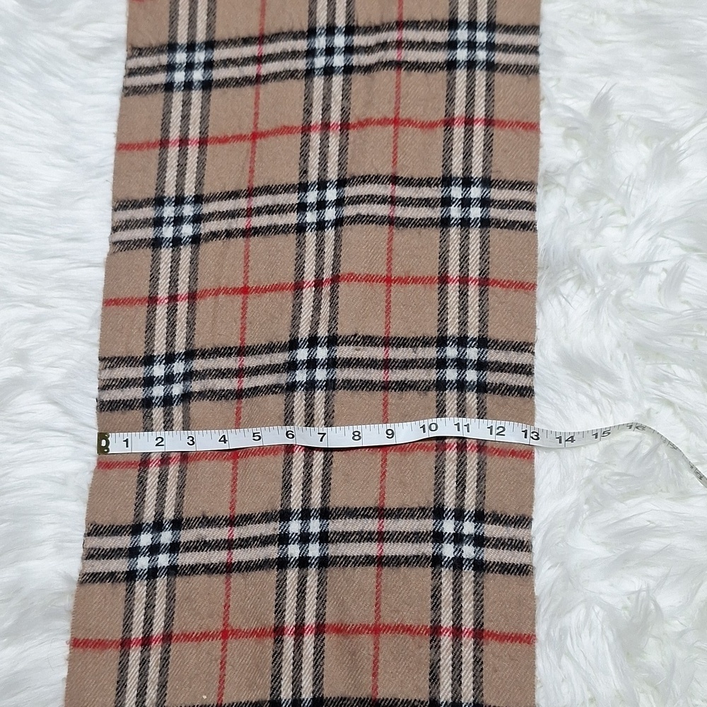 Royal Rossi cashmere scarf brown/black/white/red - Picture 4 of 6